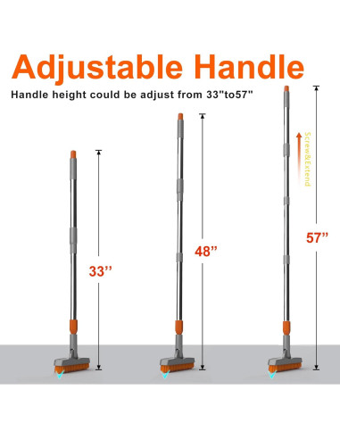Limpiador de Juntas BITOPE con Mango Ajustable y Cabezal V