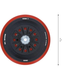 Respaldo Multihole Bosch Expert 150 mm Medio para Lijadoras 2