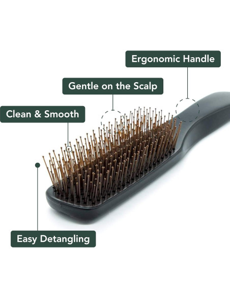 Cepillo Desenredante Uffy para Cabello Húmedo y Seco - 376 Cerdas