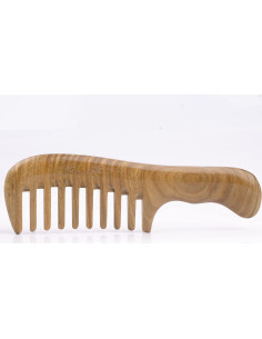 Peine de Sándalo Breezelike 18 cm Dientes Anchos Sin Frizz 2