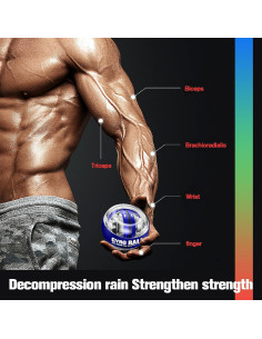 Bola Giroscópica JIN BD para Entrenamiento de Fuerza 2