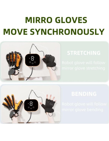 Guante Robótico de Rehabilitación GENDOING Mano Izquierda XL