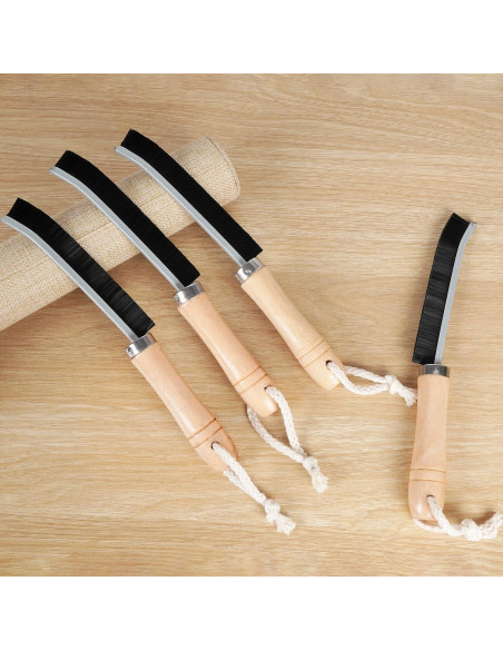 4 Piezas Cepillo de Limpieza de Grietas METSHOW 2024