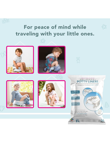 Forros de Inodoro Universales Kalencom - 36 Unidades Absorbentes