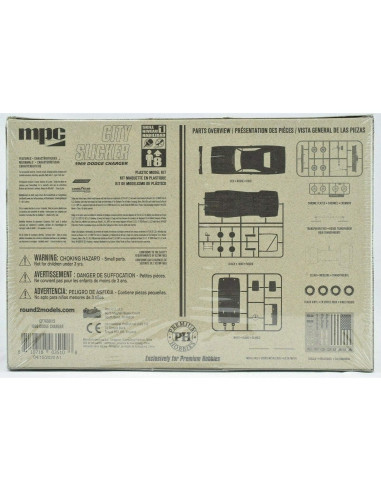 Kit de Modelo 1969 Dodge Charger PH Premium Hobbies 1:25