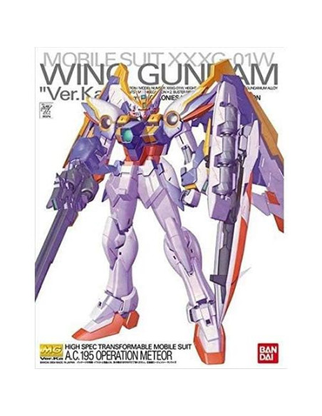 Figura de acción Gundam Wing Ver.Ka 1/100 Bandai Figura de acción Gundam Wing Ver.Ka 1/100 Bandai