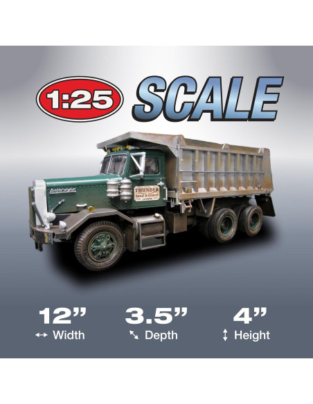 Caminón Volquete AMT 1/25 Modelo a Escala Construible