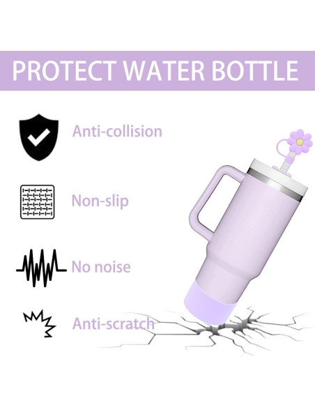 Accesorios para Taza Stanley Mdscve 10 Piezas Silicona Púrpura