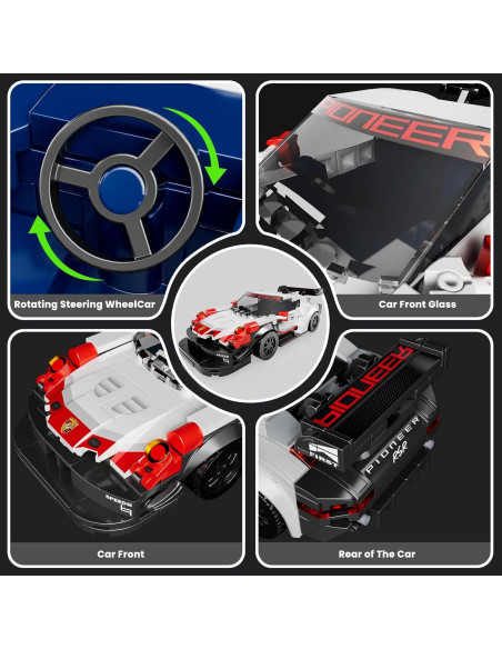 Mould King 27010 Kit de Coche 911 RSR 349 Piezas