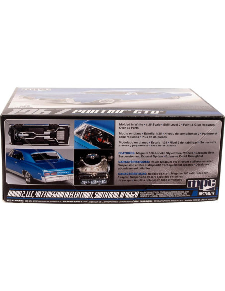 Kit de Modelo Pontiac GTO 1967 1:25 MPC - 85 Piezas