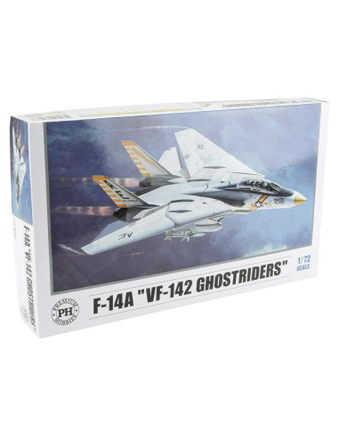 Kit de modelo avión plástico PH Premium Hobbies F-14A 1:72