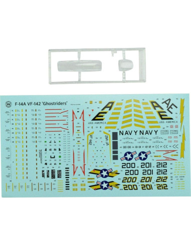Kit de modelo avión plástico PH Premium Hobbies F-14A 1:72