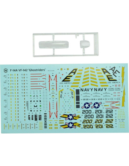 Kit de modelo avión plástico PH Premium Hobbies F-14A 1:72