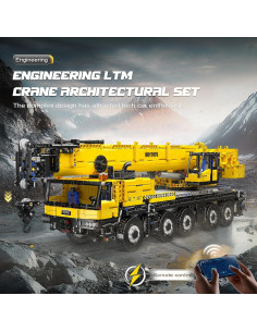 Mould King Camión Grúa LTM 1110 3218 Piezas Control Remoto 2