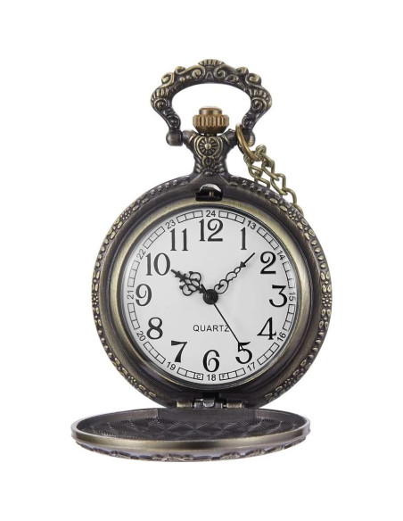 Reloj de bolsillo Tiong de cuarzo con diseño Nostalgia