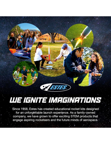 Kit de Cohetes Estes 2435 3 Bandits, Multicolor, 3 Cohetes
