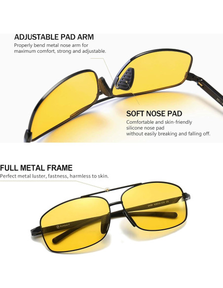 Gafas de sol SUNGAIT polarizadas nocturnas UV400