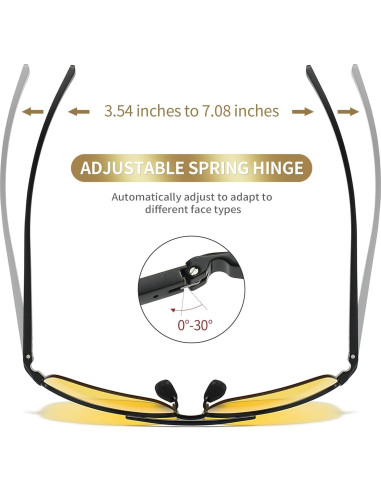 Gafas de sol SUNGAIT polarizadas nocturnas UV400