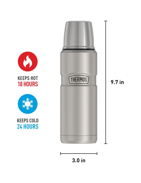 Botella Compacta THERMOS Acero Inoxidable 473 ml Aislamiento