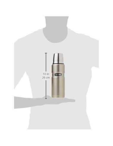 Botella Compacta THERMOS Acero Inoxidable 473 ml Aislamiento