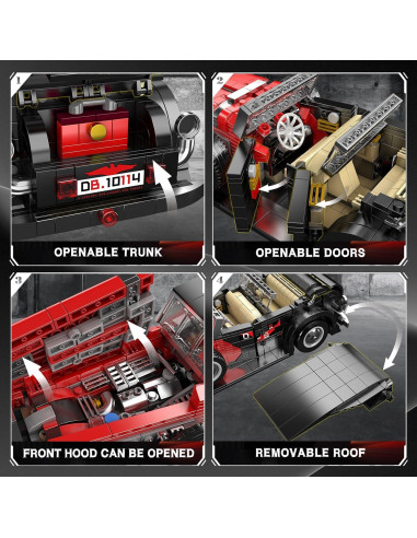 Mould King Coche Clásico 10114 1308 Piezas Juguete Construcción