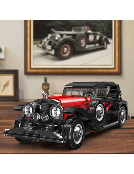 Mould King Coche Clásico 10114 1308 Piezas Juguete Construcción