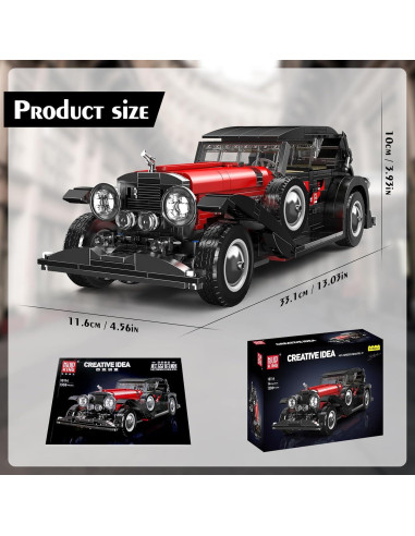 Mould King Coche Clásico 10114 1308 Piezas Juguete Construcción