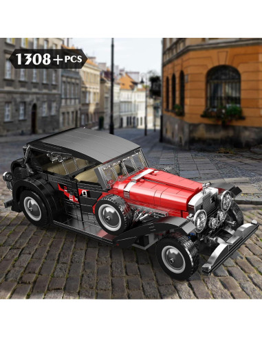 Mould King Coche Clásico 10114 1308 Piezas Juguete Construcción