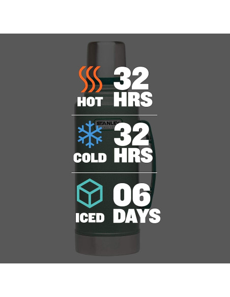 Botella de Vacío Stanley Clásica 2L Verde Hammertone