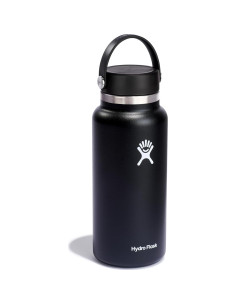 Botella de agua Hydro Flask 32 oz acero inoxidable negra 2