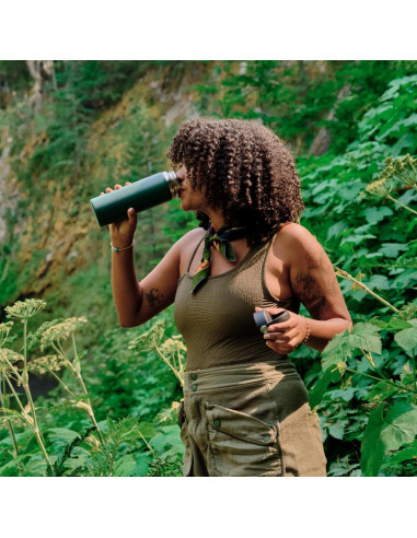 Botella de agua Hydro Flask 32 oz acero inoxidable negra