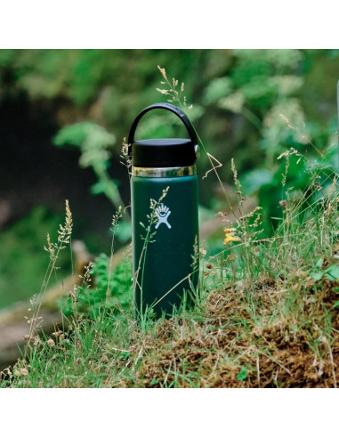 Botella de agua Hydro Flask 32 oz acero inoxidable negra