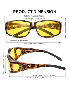 Gafas de Visión Nocturna URUMQI para Usar sobre Gafas 2