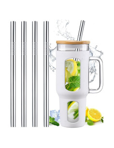 Popotes de Acero Inoxidable Vinaco 31.12 cm 4 Piezas