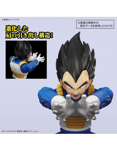 Bandai Hobby - Dragon Ball Z - Vegeta Kit Modelo 19x30x8cm
