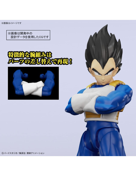 Bandai Hobby - Dragon Ball Z - Vegeta Kit Modelo 19x30x8cm