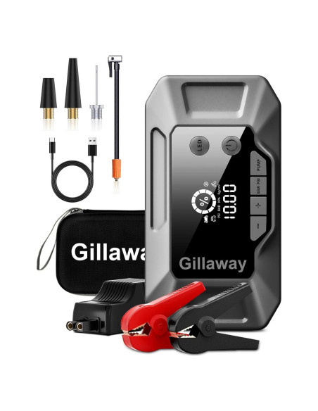 Arrancador de Coche Gillaway Q11 4500A con Compresor 150PSI