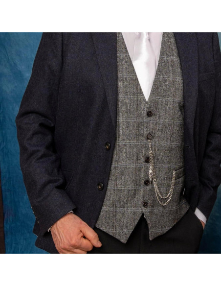 Cadena de Reloj de Bolsillo Holy Sins Plateada 30,48 cm