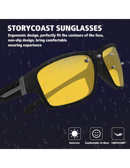 Gafas de sol polarizadas STORYCOAST para ciclismo y deportes
