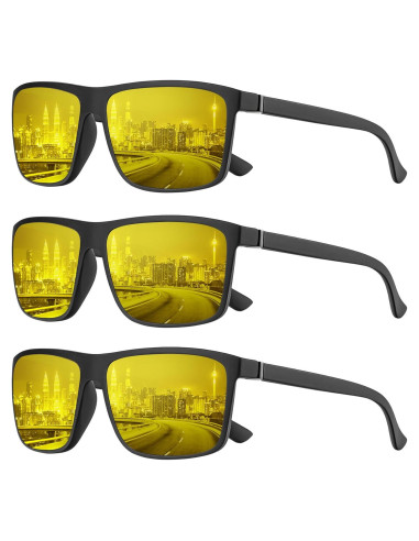 Gafas de Sol KALIYADI Polarizadas UV 3 Paquetes