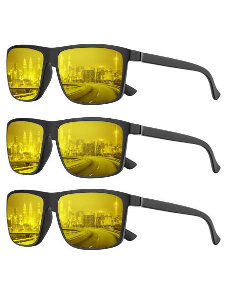 Gafas de Sol KALIYADI Polarizadas UV 3 Paquetes