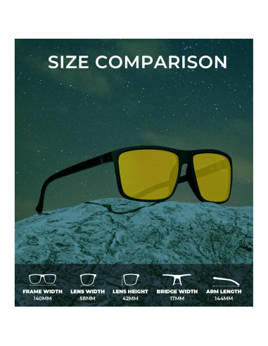 Gafas de Sol KALIYADI Polarizadas UV 3 Paquetes