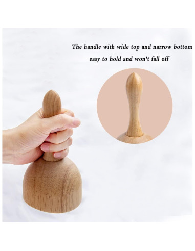 Copa de Terapia de Madera Xukele para Drenaje Linfático