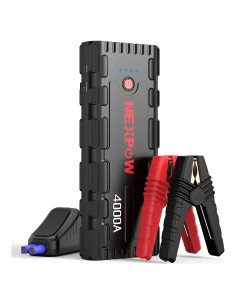 Arrancador de Coche NEXPOW G17 S40 4000A Carga Rápida