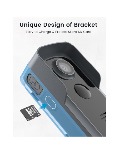 Cámara de Timbre Inalámbrica ieGeek Bell J1 2K con Audio