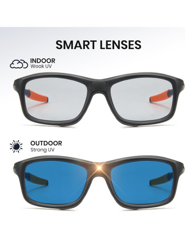 Gafas de sol inteligentes Cyxus fotocromáticas UV y azul