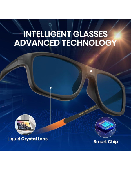 Gafas de sol inteligentes Cyxus fotocromáticas UV y azul