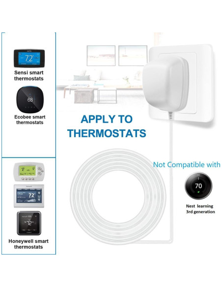Adaptador de Corriente 24V WUYELIN para Termostatos Inteligentes