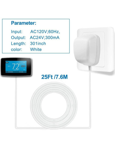 Adaptador de Corriente 24V WUYELIN para Termostatos Inteligentes