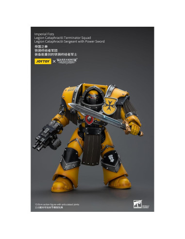 Figura Sargento Cataphractii JoyToy Warhammer 40K 1:18